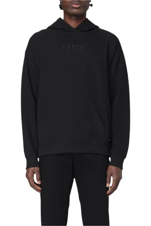 Fendi Hombre, Sudaderas, Negro, Talla: M