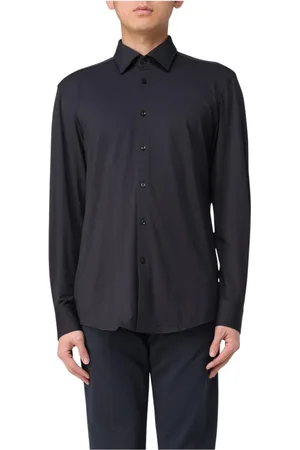 HUGO BOSS Hombre, Camisas, Negro, Talla: 2XL