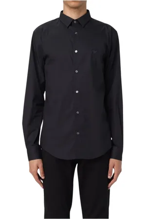 Emporio Armani Hombre, Camisas, Negro, Talla: XL