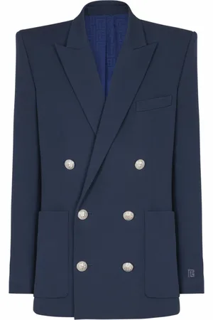 Balmain Hombre, Trajes, Azul, Talla: XL