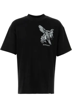 Represent Hombre, Camisetas, Negro, Talla: L