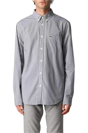 Lacoste Hombre, Camisas, Gris, Talla: M
