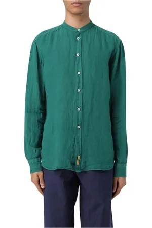 B.D.BAGGIES Hombre, Camisas, Verde, Talla: L