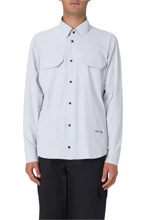 GR10K Hombre, Camisas, Gris, Talla: L