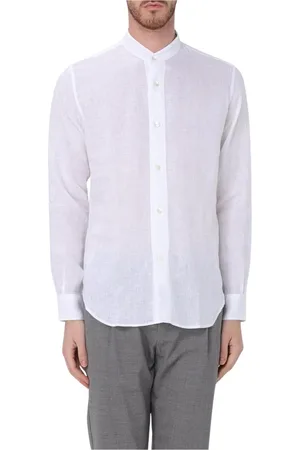 ELEVENTY Hombre, Camisas, Blanco, Talla: S