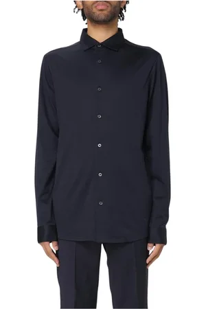 Emporio Armani Hombre, Camisas, Azul, Talla: XL