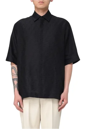 Fendi Hombre, Camisas, Negro, Talla: M