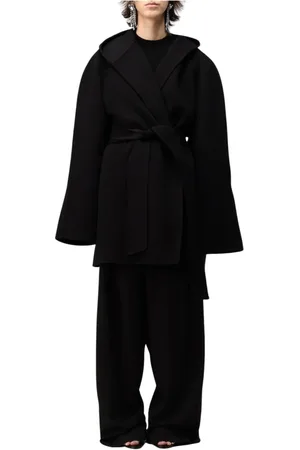 Balenciaga Mujer, Abrigos, Negro, Talla: L