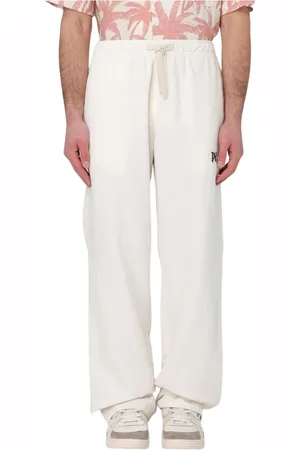 Palm Angels Hombre, Pantalones, Blanco, Talla: M