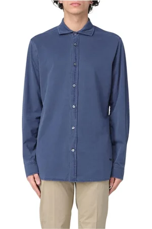 Woolrich Hombre, Camisas, Azul, Talla: S