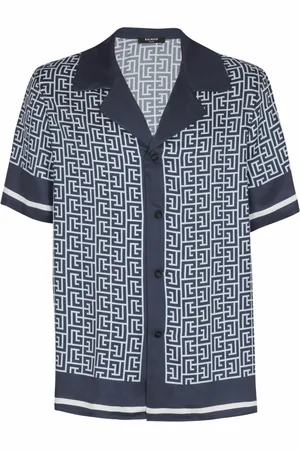 Balmain Hombre, Camisas, Azul, Talla: 2XL