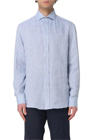 Brunello Cucinelli Hombre, Camisas, Azul, Talla: L