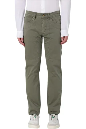 Jeckerson Hombre, Pantalones, Verde, Talla: W35