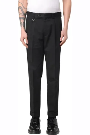 Paolo Pecora Hombre, Pantalones, Negro, Talla: L