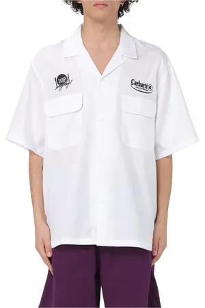 Carhartt Hombre, Camisas, Blanco, Talla: S