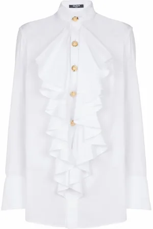Balmain Mujer, Blusas y Camisas, Blanco, Talla: M