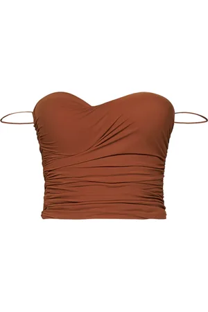 Amazuìn Mujer, Camisetas, Marrón, Talla: ONE Size