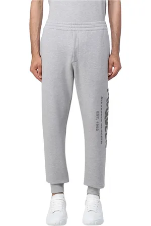 Alexander McQueen Hombre, Pantalones, Gris, Talla: S