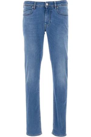 RE-HASH Hombre, Vaqueros, Azul, Talla: W35
