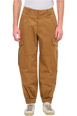 Alexander McQueen Hombre, Pantalones, Marrón, Talla: S