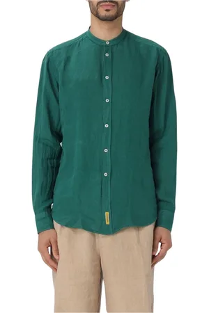 B.D.BAGGIES Hombre, Camisas, Verde, Talla: L