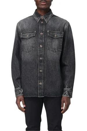 VERSACE Hombre, Camisas, Gris, Talla: L