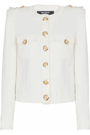 Balmain Mujer, Chaquetas, Blanco, Talla: XS