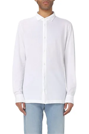 ZANONE Hombre, Camisas, Blanco, Talla: L