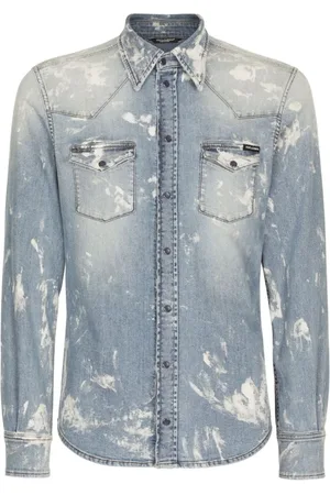 Dolce & Gabbana Hombre, Camisas, Azul, Talla: L