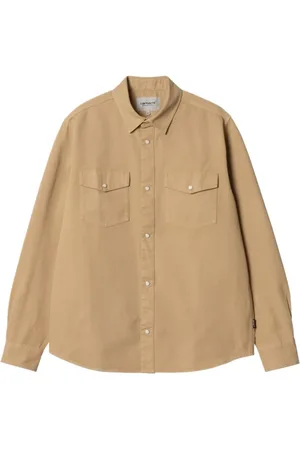 Carhartt Hombre, Camisas, Marrón, Talla: M