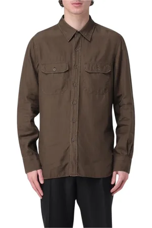 Tom Ford Hombre, Camisas, Marrón, Talla: 3XL