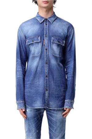 Dsquared2 Hombre, Camisas, Azul, Talla: M