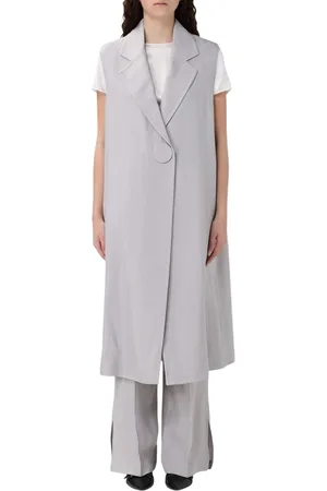 MEIMEIJ Mujer, Abrigos, Blanco, Talla: XS