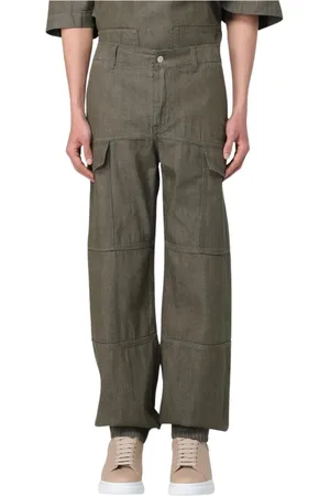 Alexander McQueen Hombre, Pantalones, Verde, Talla: M