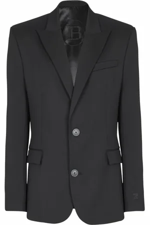 Balmain Hombre, Trajes, Negro, Talla: XS