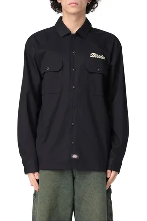 Dickies Hombre, Camisas, Negro, Talla: M
