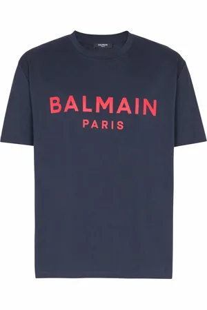 Balmain Hombre, Camisetas, Azul, Talla: M