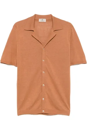IRISH CRONE Hombre, Camisas, Marrón, Talla: M