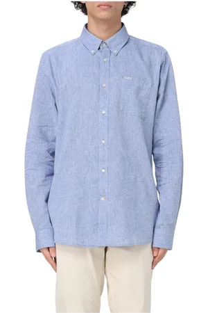 Barbour Hombre, Camisas, Azul, Talla: S