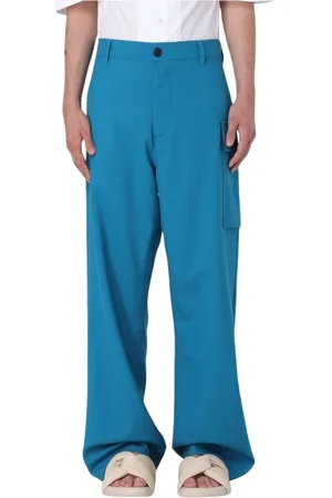 Marni Hombre, Pantalones, Azul, Talla: L