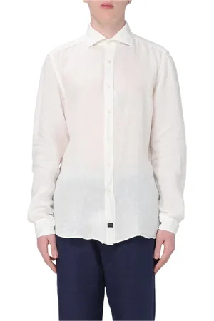 FAY Hombre, Camisas, Blanco, Talla: 3XL