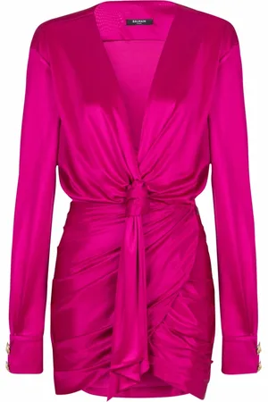 Balmain Mujer, Vestidos, Rosa, Talla: S
