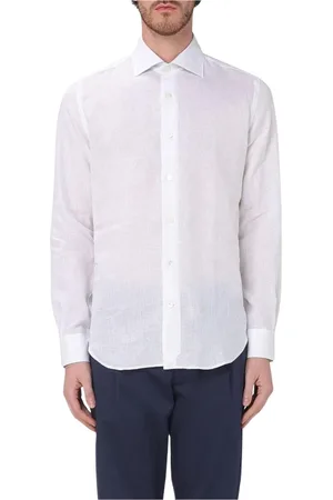 ELEVENTY Hombre, Camisas, Blanco, Talla: S