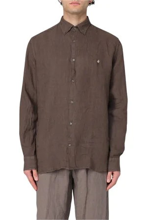 BROOKSFIELD Hombre, Camisas, Marrón, Talla: 4XL