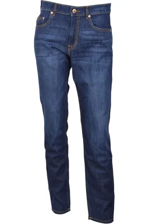 HARMONT&BLAINE Hombre, Vaqueros, Azul, Talla: W32