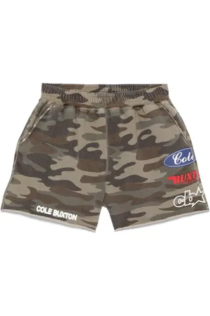 Cole Buxton Hombre, Pantalones cortos, Verde, Talla: M