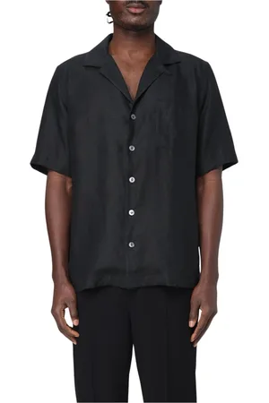 LARDINI Hombre, Camisas, Negro, Talla: M