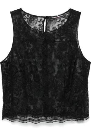 ERMANNO SCERVINO Mujer, Camisetas, Negro, Talla: M