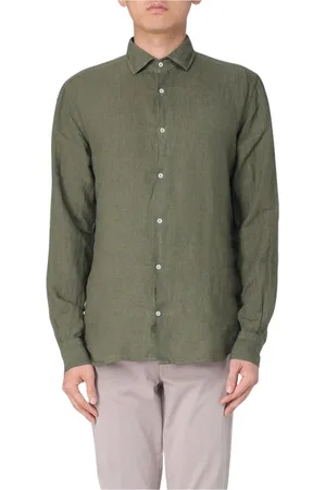 BROOKSFIELD Hombre, Camisas, Verde, Talla: XL