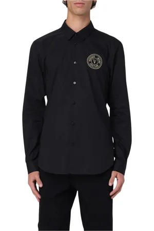 VERSACE Hombre, Camisas, Negro, Talla: XS